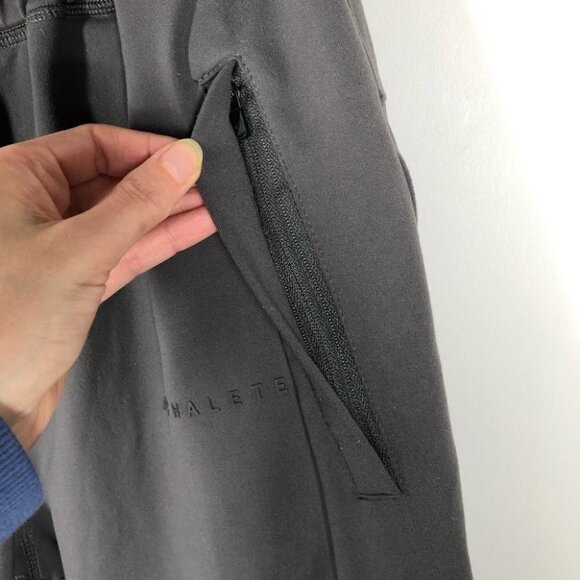 ALPHALETE Grey Nylon Jogging Pants Size Small - Picture 4 of 10